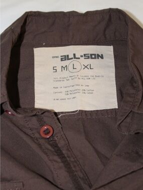 Men's Casual Button-Down Shirt in Brown
